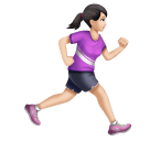 Mulher correndo de frente para a direita: tom de pele claro para Huawei HarmonyOS 5.0