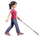 <div>Жінка з білою тростиною: світла шкіра, повернена вправо</div> для Huawei HarmonyOS 5.0