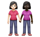 Duas Mulheres De Mãos Dadas: Pele Clara, Pele Escura para Huawei HarmonyOS 5.0