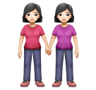 Duas Mulheres De Mãos Dadas: Pele Clara para Huawei HarmonyOS 5.0