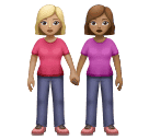 Duas Mulheres De Mãos Dadas: Pele Morena Clara, Pele Morena para Huawei HarmonyOS 5.0