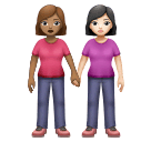 Duas Mulheres De Mãos Dadas: Pele Morena, Pele Clara para Huawei HarmonyOS 5.0