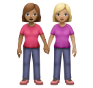 Duas Mulheres De Mãos Dadas: Pele Morena, Pele Morena Clara para Huawei HarmonyOS 5.0