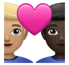 Закохана пара: чоловік чоловік світлий тон шкіри дуже темний тон шкіри для Huawei HarmonyOS 4.0