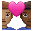 Влюбленная пара: мужчина мужчина средний тон кожи темный тон кожи для Huawei HarmonyOS 4.0