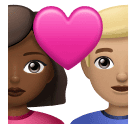 Пара з серцем-чоловік: середньо-темний тон шкіри, жінка: середньо-світлий тон шкіри для Huawei HarmonyOS 4.0