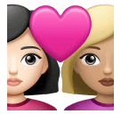 Влюбленная пара: женщина женщина очень светлый тон кожи светлый тон кожи для Huawei HarmonyOS 4.0