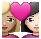 Влюбленная пара: женщина женщина светлый тон кожи очень светлый тон кожи для Huawei HarmonyOS 4.0