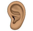 Вухо: середній тон шкіри для Huawei HarmonyOS 4.0