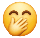 Прикрывает рот рукой для Huawei HarmonyOS 4.0