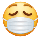 Obličej s lékařskou maskou