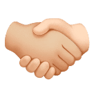 Рукостискання: світлий тон шкіри дуже світлий тон шкіри для Huawei HarmonyOS 4.0