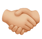 Рукопожатие: светлый тон кожи для Huawei HarmonyOS 4.0