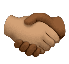 Рукостискання: середній тон шкіри темний тон шкіри для Huawei HarmonyOS 4.0