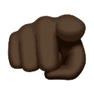 Указательный палец на себя: очень темный тон кожи для Huawei HarmonyOS 4.0