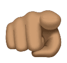 Указательный палец на себя: средний тон кожи для Huawei HarmonyOS 4.0