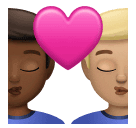 Поцелуй: мужчина мужчина темный тон кожи светлый тон кожи для Huawei HarmonyOS 4.0