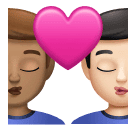 Поцілунок: чоловік чоловік середній тон шкіри дуже світлий тон шкіри для Huawei HarmonyOS 4.0