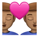 Поцелуй: мужчина мужчина средний тон кожи для Huawei HarmonyOS 4.0