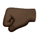 Кулак ліворуч: дуже темний тон шкіри для Huawei HarmonyOS 4.0