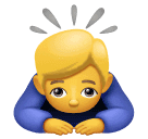 Muž se klaní