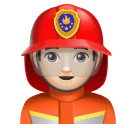 Мужчина-пожарный: очень светлый тон кожи для Huawei HarmonyOS 4.0