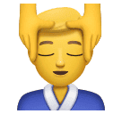 Чоловікові масажують обличчя для Huawei HarmonyOS 4.0