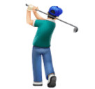 Чоловік грає в гольф: дуже світлий тон шкіри для Huawei HarmonyOS 4.0