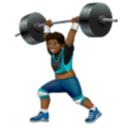 Мужчина со штангой: темный тон кожи для Huawei HarmonyOS 4.0