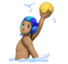 Мужчина играет в водное поло: средний тон кожи для Huawei HarmonyOS 4.0