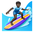 Серфінгіст: дуже темний тон шкіри для Huawei HarmonyOS 4.0