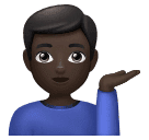 Мужчина тянет руку: очень темный тон кожи для Huawei HarmonyOS 4.0