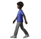 Мужчина идет: очень темный тон кожи для Huawei HarmonyOS 4.0