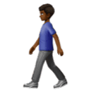 Чоловік іде: темний тон шкіри для Huawei HarmonyOS 4.0