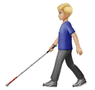 Мужчина с тростью для ходьбы: светлый тон кожи для Huawei HarmonyOS 4.0