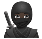 Ninja: Tmavý Odstín Pleti