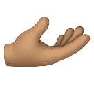 Рука долонею вгору: середній тон шкіри для Huawei HarmonyOS 4.0