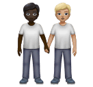 Люди, держащиеся за руки: очень темный тон кожи светлый тон кожи для Huawei HarmonyOS 4.0