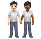 Люди, держащиеся за руки: очень светлый тон кожи темный тон кожи для Huawei HarmonyOS 4.0