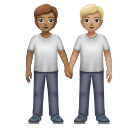 Люди, держащиеся за руки: средний тон кожи светлый тон кожи для Huawei HarmonyOS 4.0