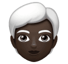 Взрослый: очень темный тон кожи седые волосы для Huawei HarmonyOS 4.0