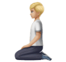 Людина на колінах: світлий тон шкіри для Huawei HarmonyOS 4.0