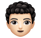 Взрослый: очень светлый тон кожи кудрявые волосы для Huawei HarmonyOS 4.0