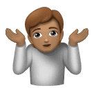 Людина знизує плечима: середній тон шкіри для Huawei HarmonyOS 4.0