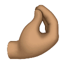 Щепоть: средний тон кожи для Huawei HarmonyOS 4.0