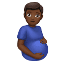 Вагітний чоловік: темний тон шкіри для Huawei HarmonyOS 4.0