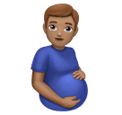 Вагітний чоловік: середній тон шкіри для Huawei HarmonyOS 4.0