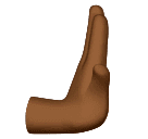 Штовхаюча рука вправо: середньо-темний тон шкіри для Huawei HarmonyOS 4.0