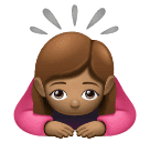 Женщина кланяется: средний тон кожи для Huawei HarmonyOS 4.0