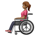 Женщина в ручном кресле-коляске: средний тон кожи для Huawei HarmonyOS 4.0